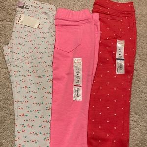 Toddler girls NWT leggings and jeggings